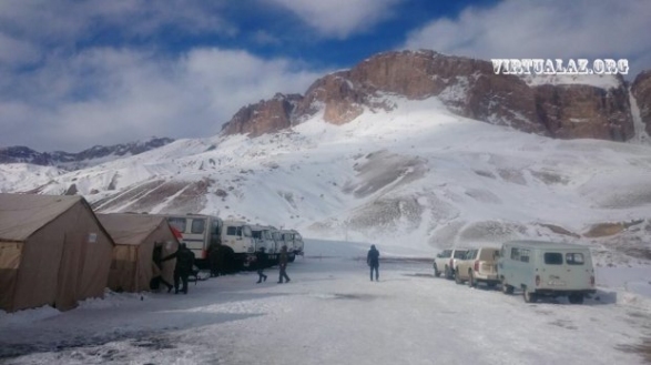 Журналистам показали зону поиска пропавших альпинистов - ФОТО