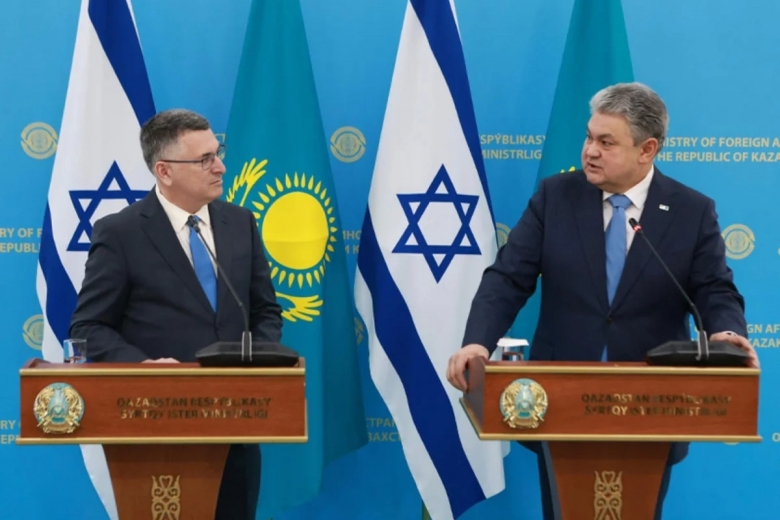İsrail və Qazaxıstan XİN rəhbərləri Yaxın Şərqdəki vəziyyəti müzakirə ediblər