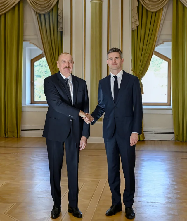 İlham Əliyev Niderlandın xarici işlər nazirini qəbul edib - Foto