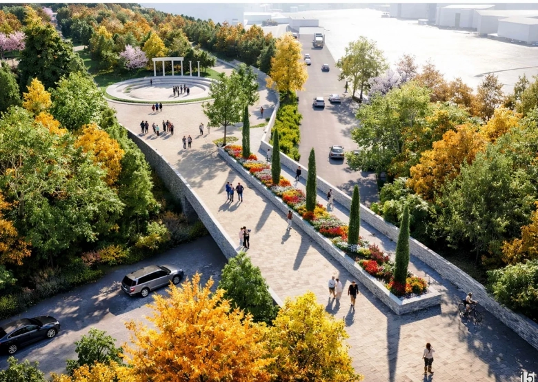 Bakıda yeni park salınır - Foto