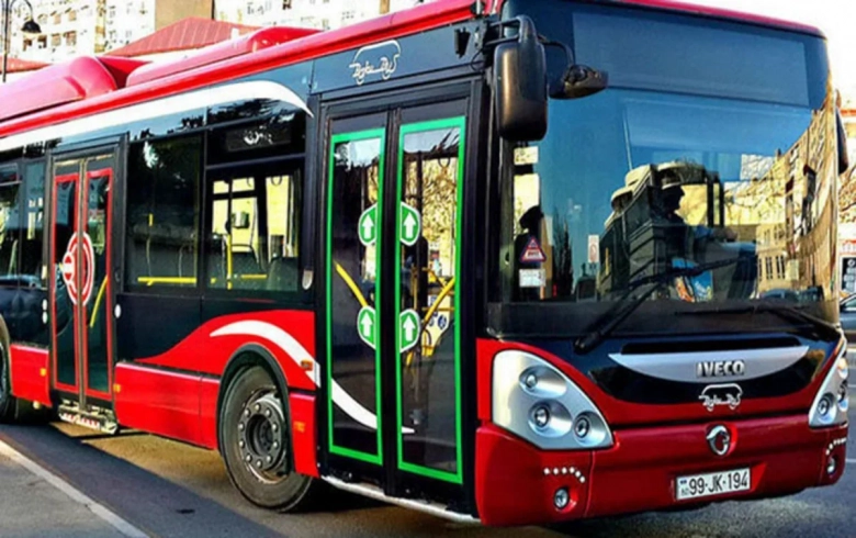 Bakıda üç marşrut üzrə avtobusların hərəkət sxemi müvəqqəti dəyişdirilir