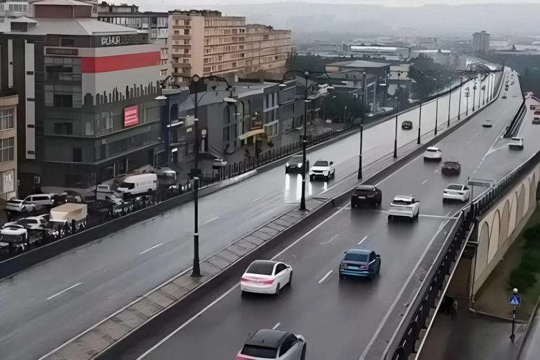Bakının əsas prospektlərindən birində yeni radar quraşdırıldı