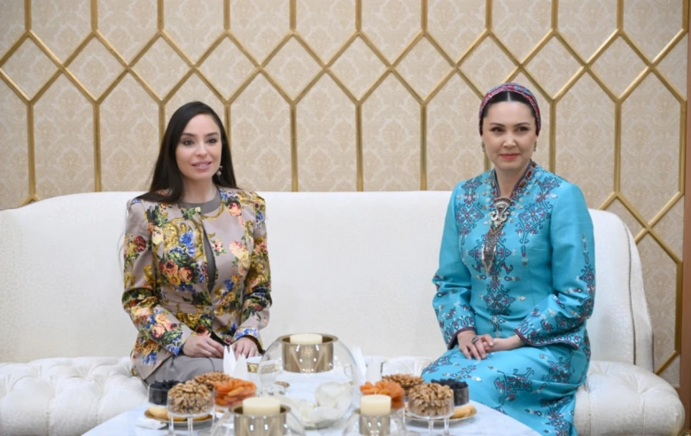 Leyla Əliyeva Türkmənistanda səfərdədir - Foto