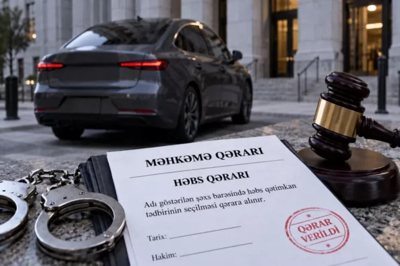 Qubada avtomobili dövlət qeydiyyat nişansız idarə edən qazilər saxlanılıb.