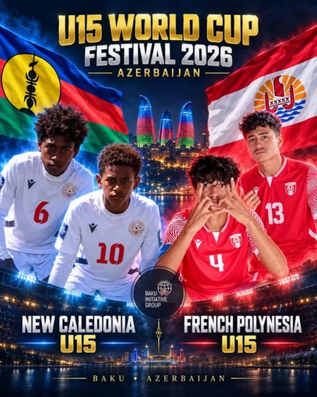 Yeni Kaledoniya və Fransız Polineziyasının futbolçuları Azərbaycana gəliblər